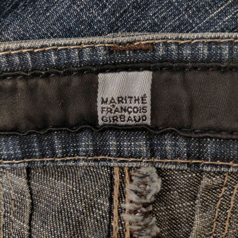 マリテフランソワジルボー MARITHE FRANCOIS GIRBAUD 00S フレアデニムパンツ レディース ウエスト64ヒップ91股下丈82