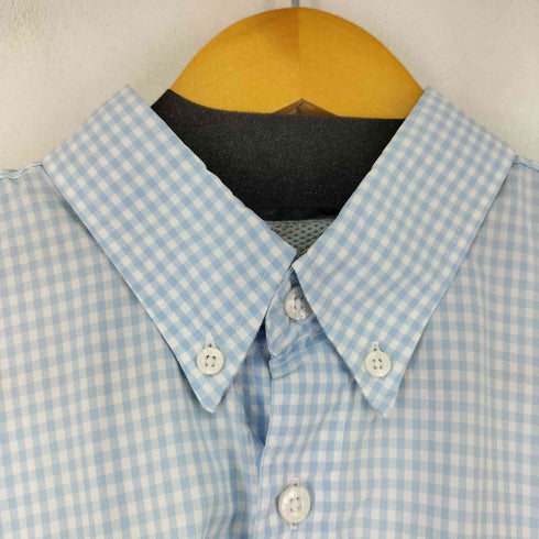 コロンビア Columbia PFG omni shade ギンガムチェックフィッシングシャツ メンズ JPN:L