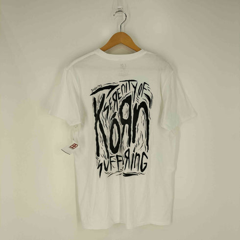 ©2019 バックプリント クルーネックTシャツ バンドTシャツ メンズ import:L