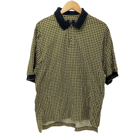 ナイキゴルフ NIKE GOLF 幾何学模様半袖ポロシャツ メンズ S