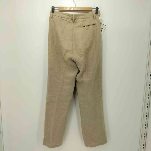 アニエスベーオム Agnes b.homme 80-90s フランス製 総リネンストレートスラックスパンツ メンズ 36