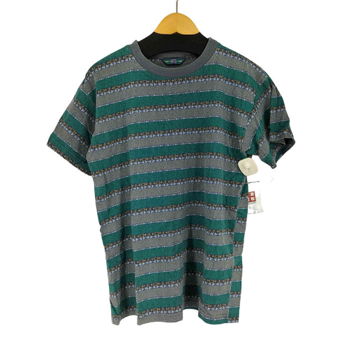 オーシャンパシフィック Ocean Pacific 90s ボーダー クルーネックTシャツ メンズ