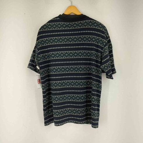 BEAR 柄ボーダーTシャツ メンズ import:M