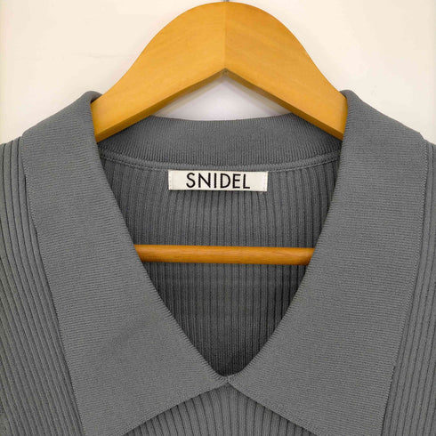 スナイデル snidel ニットカラーパフスリリブプルオーバー レディース ONE SIZE