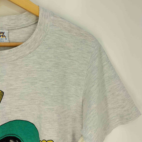クレイジーシャツ CRAZY SHIRTS 80-90s USA製 KLIBAN CAT 両面プリント クルーネックTシャツ メンズ import:S