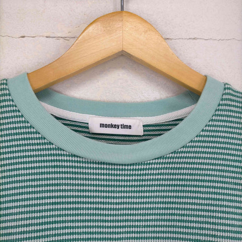 モンキータイム MONKEY TIME コットンボーダーS/S TEE メンズ JPN:S