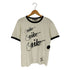 ブラックコムデギャルソン BLACK COMME des GARCONS 筆記体ロゴ 3連 クルーネック リンガーTシャツ メンズ JPN:L