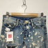 ミニマル mnml スキニーダメージブリーチデニム 裾ジップ メンズ 28