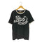ロカウェア Rocawear ひび割れ加工 フロントプリント クルーネック リンガーTシャツ メンズ import:L