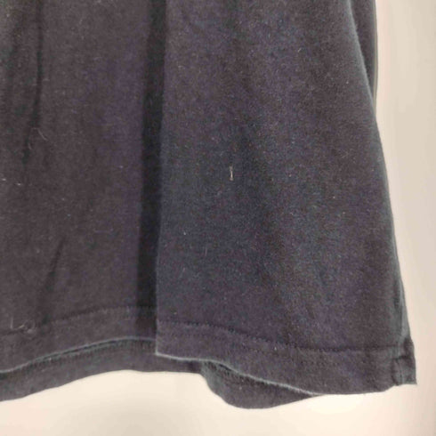 ロカウェア Rocawear ひび割れ加工 フロントプリント クルーネック リンガーTシャツ メンズ import:L