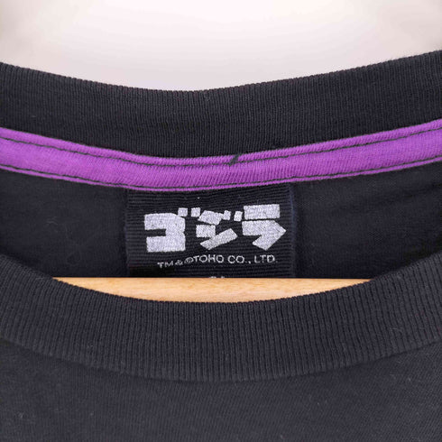 フロントキャラクタープリント クルーネックTシャツ ムービーTシャツ メンズ 2L