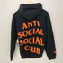 アンチソーシャルソーシャルクラブ ANTI SOCIAL SOCIAL CLUB USA製 ASSC PARANOID HOODIE PARANOIDO 両面プリントプルオーバーパーカー メンズ S
