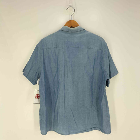 アクネストゥディオズ ACNE STUDIOS ODY POCKET 開襟オープンカラー シャンブレーシャツ メンズ EUR:48