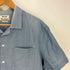 アクネストゥディオズ ACNE STUDIOS ODY POCKET 開襟オープンカラー シャンブレーシャツ メンズ EUR:48