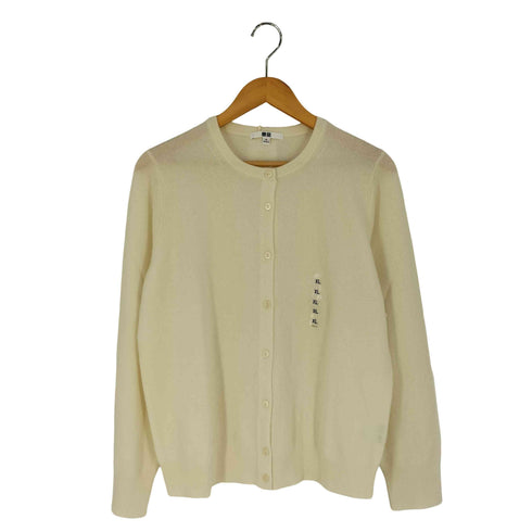 ユニクロ UNIQLO カシミヤクルーネックカーディガン レディース JPN:XL