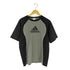 アディダス adidas CLIMALITE バイカラー ロゴプリント クルーネックメッシュTシャツ メンズ JPN:L