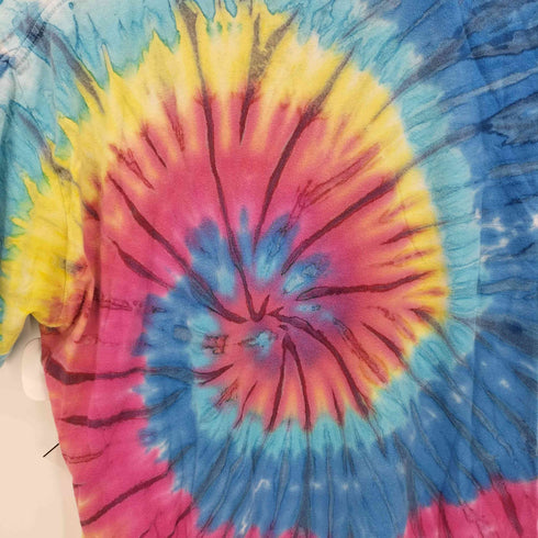 プラネットハリウッド PLANET HOLLYWOOD クルーネック S/S タイダイ Tシャツ メンズ import:M
