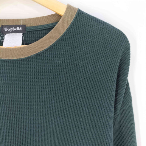 セイハロー SAYHELLO HEAVY WEIGHT WAFFLE ヘビーウエイトワッフルカットソー メンズ JPN:XL