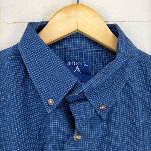 ANTIGUA 刺繍ギンガムチェックシャツ メンズ JPN:XL