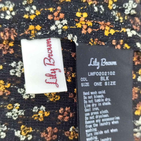 リリーブラウン Lily Brown プチフラワー刺繍ワンピース レディース FREE