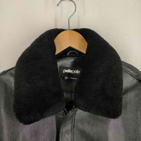 ペレペレ pelle pelle 襟ボア レザージャケット メンズ JPN:50