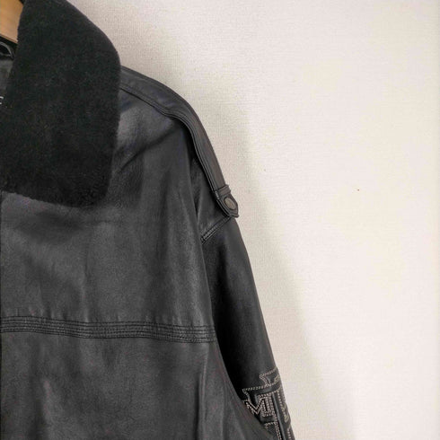 ペレペレ pelle pelle 襟ボア レザージャケット メンズ JPN:50
