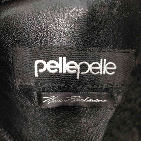 ペレペレ pelle pelle 襟ボア レザージャケット メンズ JPN:50