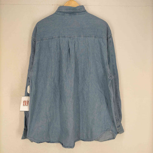 CRABLE CS SPORTSWEAR チームロゴ刺繍デニムシャツ メンズ JPN:XL