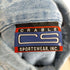CRABLE CS SPORTSWEAR チームロゴ刺繍デニムシャツ メンズ JPN:XL