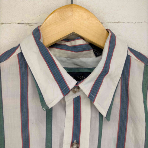 ヴァンヒューゼン VAN HEUSEN 90S ストライプ半袖シャツ メンズ JPN:M