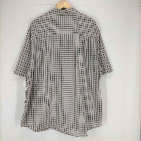 ピューリタン PURITAN チェック柄ボタンダウン半袖シャツ メンズ 3XL