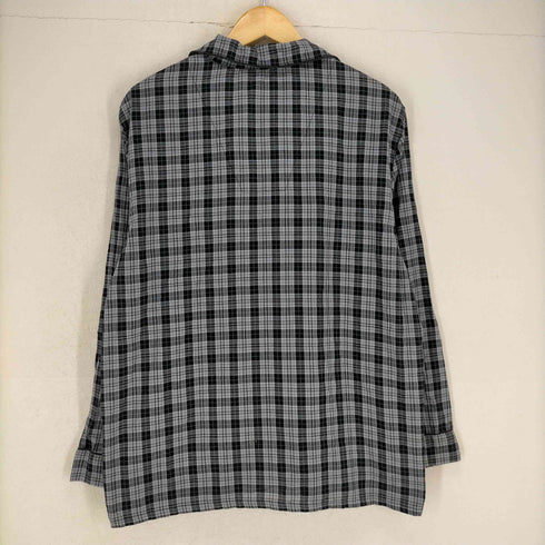 ヘインズ Hanes チェック柄パジャマシャツ メンズ JPN:M