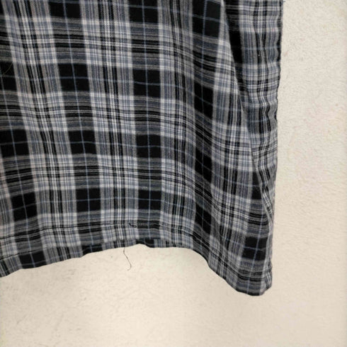 ヘインズ Hanes チェック柄パジャマシャツ メンズ JPN:M