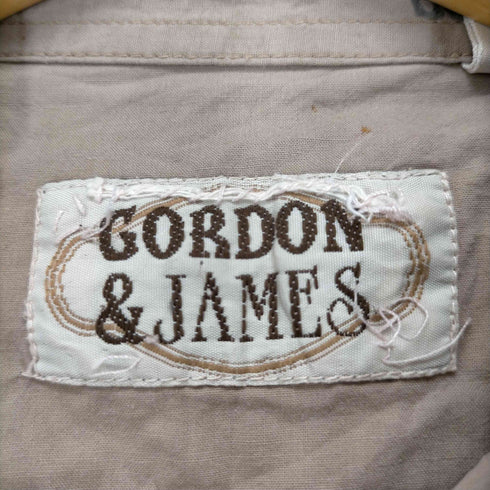 GORDON7&JANES フロントヨークデザインコットンシャツ メンズ JPN:XL