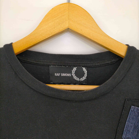 ラフシモンズ RAF SIMONS Denim pocket logo patch T-shirt メンズ 44
