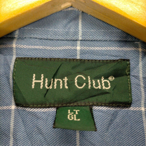 ハントクラブ HUNT CLUB ウィンドーペーンチェックボタンダウンシャツ メンズ LT