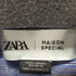 ザラ ZARA Shirt With Detachable Sleeves L/Sストライプシャツ メンズ JPN:M