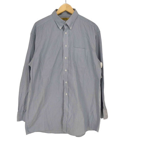 ラウンドツリーアンドヨーク roundtree&yorke GOLD LABEL ストライプボタンダウンシャツ メンズ 16 1/2 35