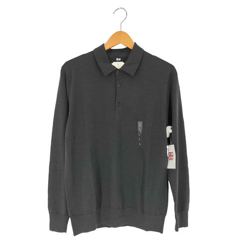 ユニクロ UNIQLO エクストラファインメリノニットポロシャツ メンズ JPN:L