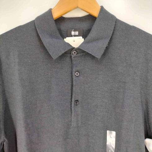 ユニクロ UNIQLO エクストラファインメリノニットポロシャツ メンズ JPN:L