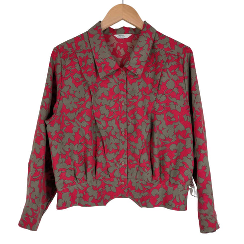 JOILET OLD 花柄 クロップドレトロシャツブラウス レディース