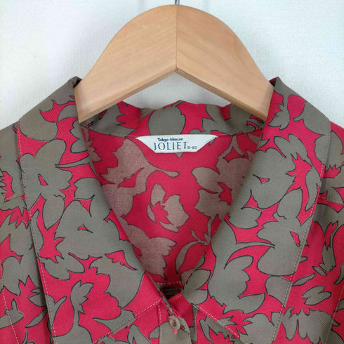 JOILET OLD 花柄 クロップドレトロシャツブラウス レディース