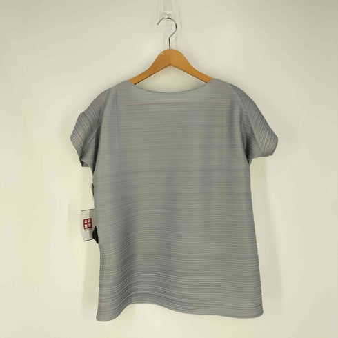 プリーツプリーズイッセイミヤケ PLEATS PLEASE ISSEY MIYAKE ボートネック 横プリーツカットソー レディース