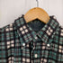チャップスラルフローレン CHAPS RALPH LAUREN 90-00s 片ポケ ボタンダウンチェック パイルL/Sシャツ メンズ import:L