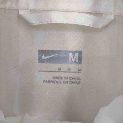 ナイキ NIKE 00s フロントスウォッシュ刺繍 バックバイアスジップ リフレクターシェルジャケット レディース JPN:M