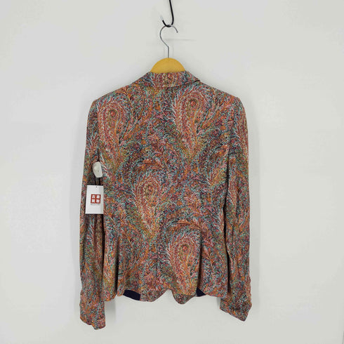 ザラ ZARA ペイズリーテーラードジャケット レディース import:L