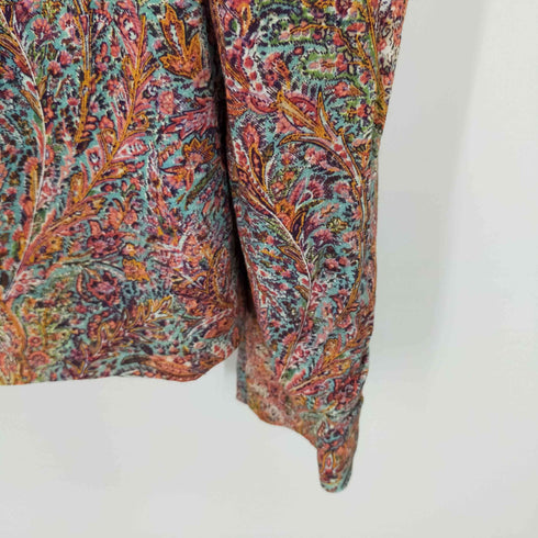 ザラ ZARA ペイズリーテーラードジャケット レディース import:L