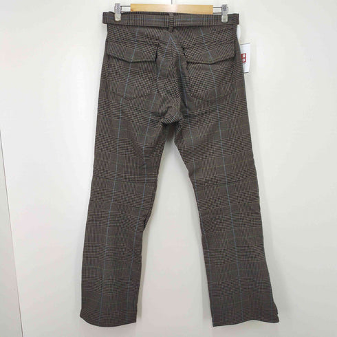 アバハウス ABAHOUSE ベルト付き グレンチェック ギミックパンツ メンズ 2