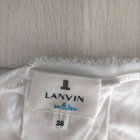 ランバンオンブルー LANVIN en Bleu テープデザインカットソー レディース JPN:38