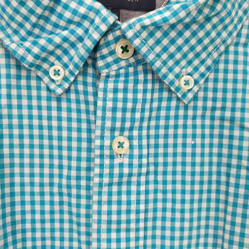トミーヒルフィガー TOMMY HILFIGER CLASSIC FIT 胸元ロゴ刺繍B/Dギンガムチェックシャツ メンズ JPN:XXL